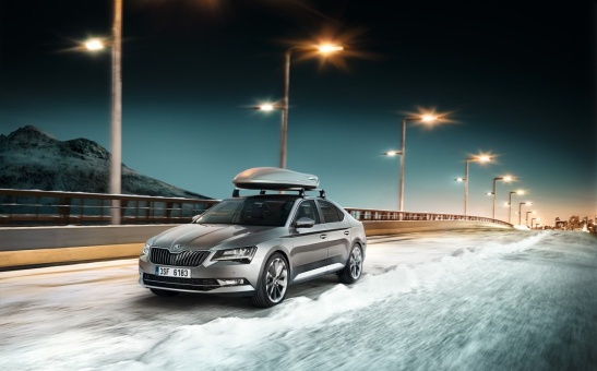 Oryginalny boks dachowy Škoda 380 l