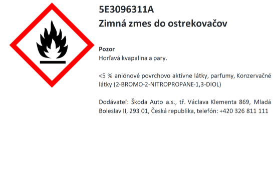 Zimowy płyn do spryskiwaczy