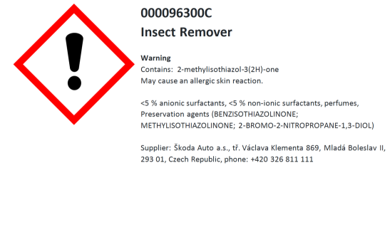 Środek do usuwania owadów