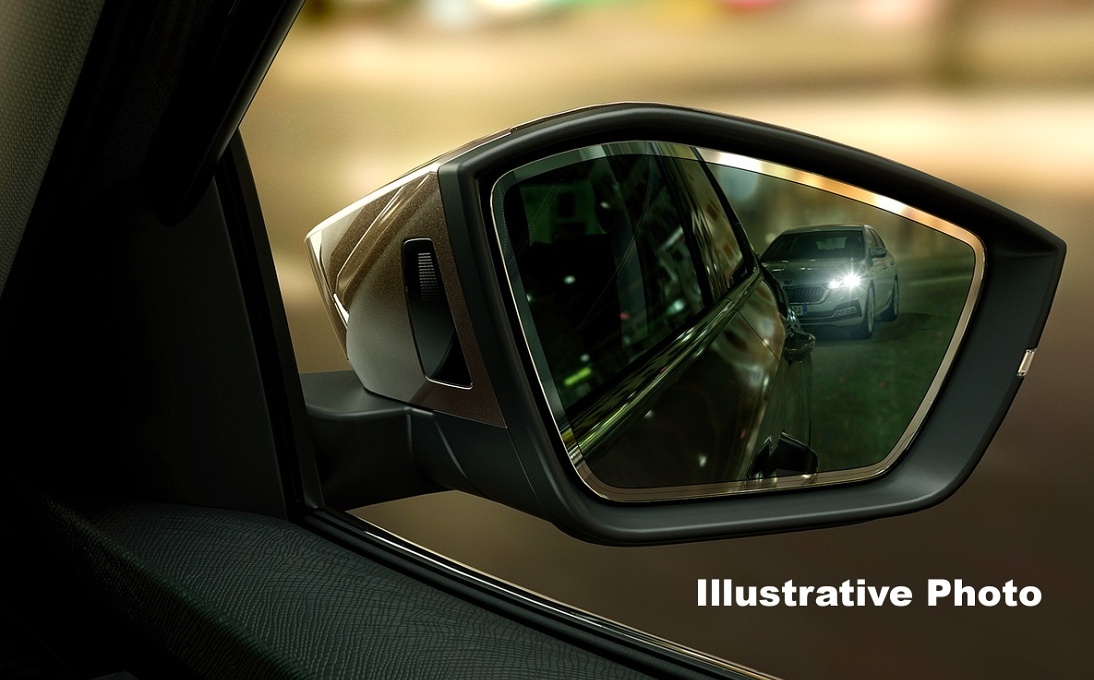 Automatycznie przyciemniane lusterko pasażera