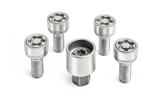 Śruby zabezpieczające koła